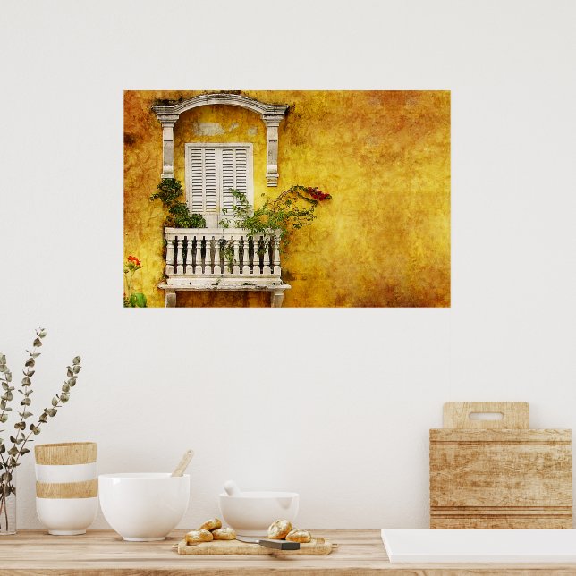 Affiche Vieille ville de Carthagène (Cuisine)
