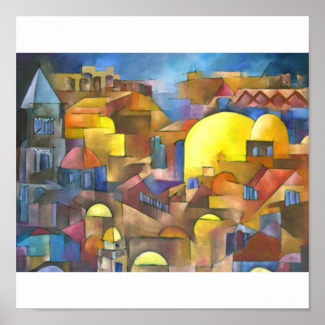 Affiche Vieille ville de Jérusalem (Devant)