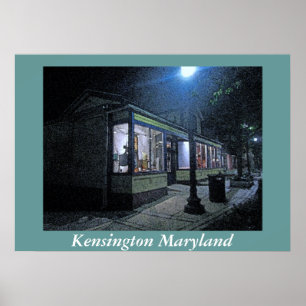Affiche Vieille ville Kensington le Maryland
