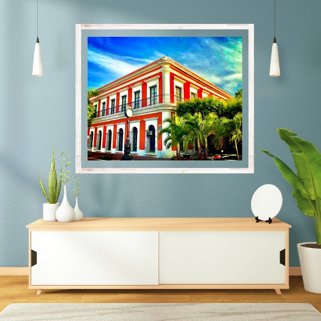 Affiche Vieille Ville Mexico Images Bâtiments anciens (Créateur téléchargé)