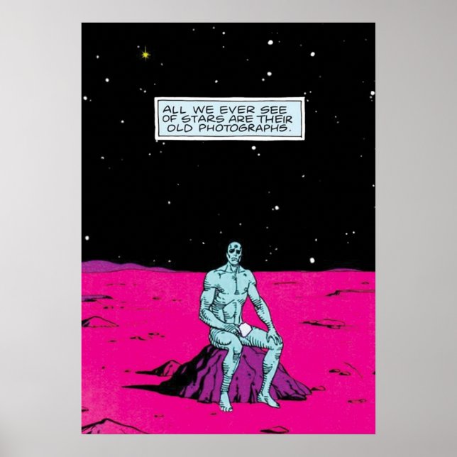 Affiche Vieilles Étoiles Dr Manhattan (Devant)
