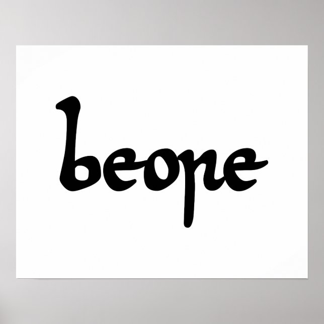 Affiche Vielle bière anglaise (Devant)