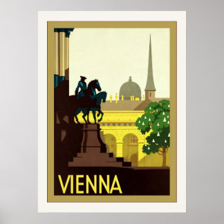 Affiche Vienna ~ Vintage Austrian Travel