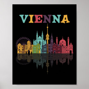 Affiche Vienne Autriche Famille Autriche Vacances Européen