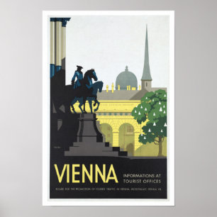 Affiche Vienne Autriche - Vintage voyage