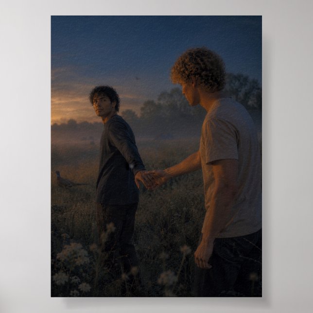 Affiche Viens avec moi | Projet d'art gay (Devant)