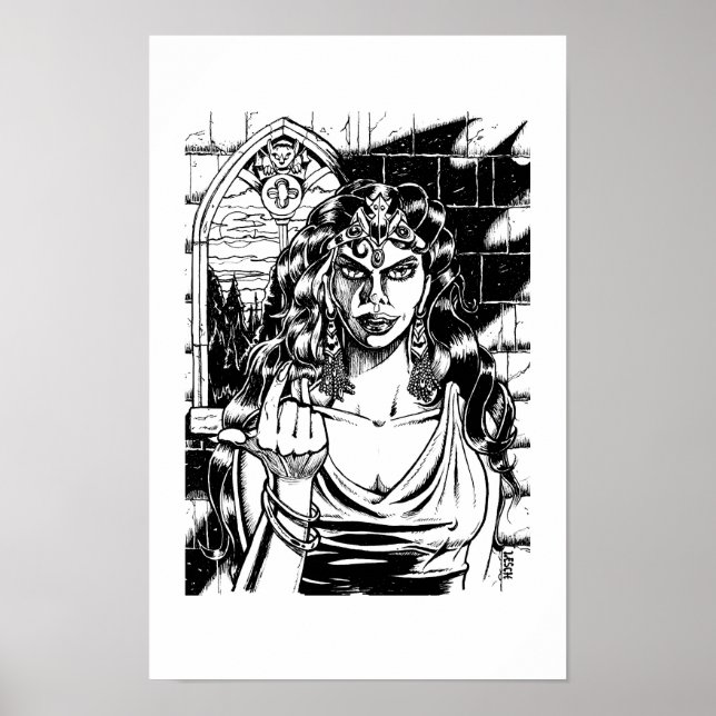 Affiche "Viens ici" - Illustration de Tracy Lesch (Devant)