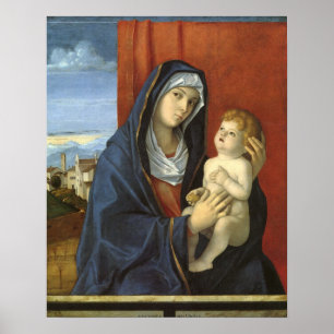 Affiche Vierge à l'enfant par Giovanni Bellini
