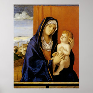 Affiche Vierge à l'enfant par Giovanni Bellini