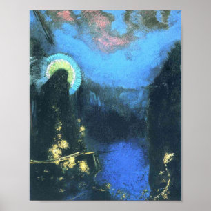 Affiche Vierge avec Corona Par Odilon Redon 1898