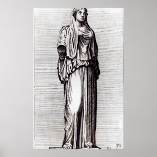 Affiche Vierge de Vestal, c.1653