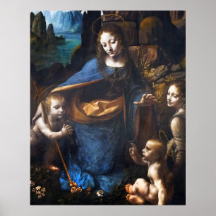 Affiche Vierge Des Rochers