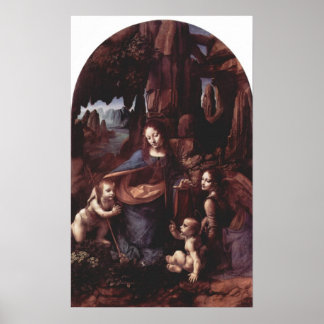 Affiche Vierge des Rochers