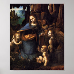 Affiche Vierge des roches