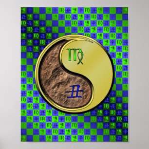 Affiche Vierge et box métallique