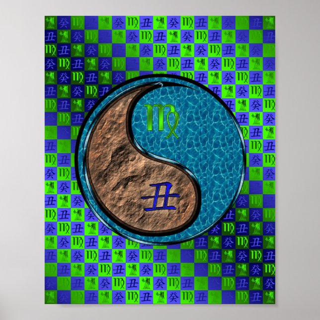 Affiche Vierge et eau (Devant)