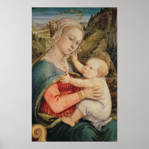 Affiche Vierge et enfant, c.1465
