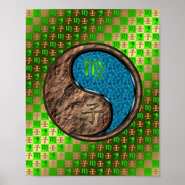 Affiche Vierge et rat d'eau (Devant)