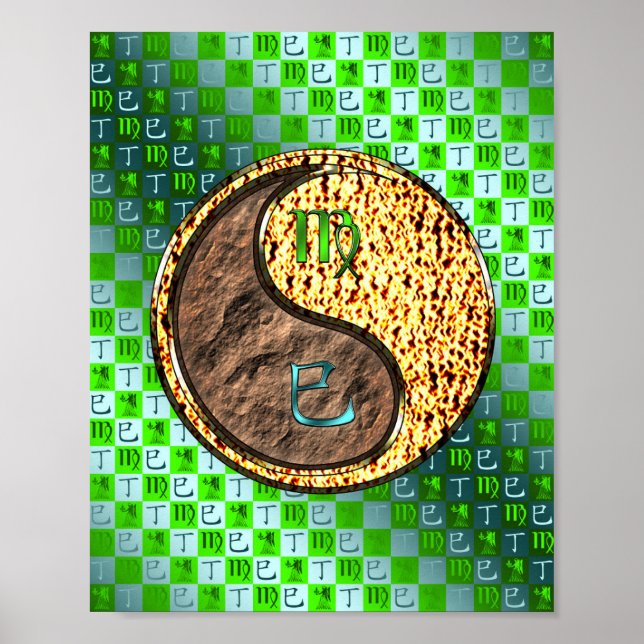 Affiche Vierge et serpent à feu (Devant)