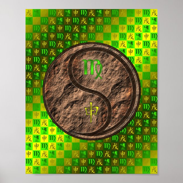 Affiche Vierge et singe de la Terre (Devant)