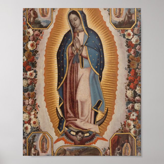 Affiche Vierge Guadalupe (Devant)