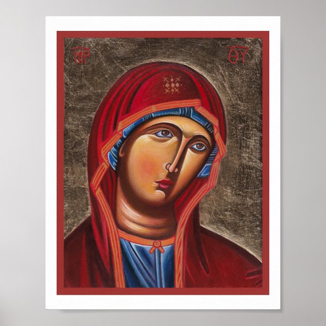 Affiche Vierge Marie Mère de Dieu (Devant)