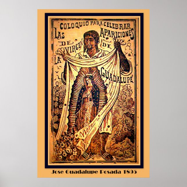 Affiche Vierge Marie Notre-Dame-Jose Guadalupe Posada Post (Devant)