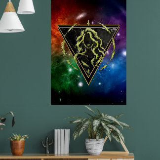 Affiche Vierge Zodiaque Cadeau Astrologie