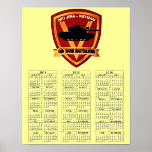 Affiche VIETNAM DE LA 5e BATAILLE DE TANK