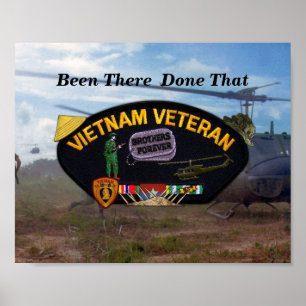 Affiche Vietnam Guerre Vets Veterans Patch