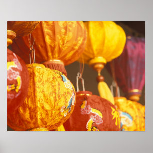 Affiche Vietnam, Hoi An Grandes lanternes, souvenirs