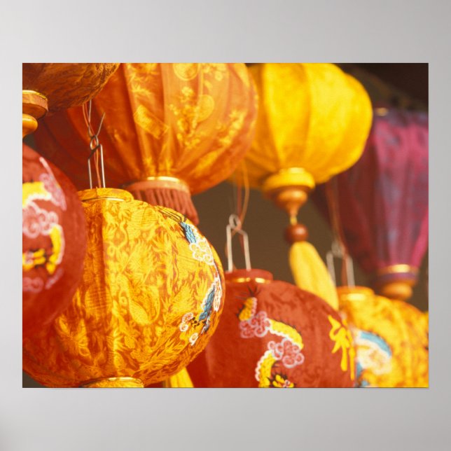 Affiche Vietnam, Hoi An Grandes lanternes, souvenirs (Devant)
