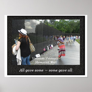 Affiche Vietnam Veterans Memorial Wall _ Art Print