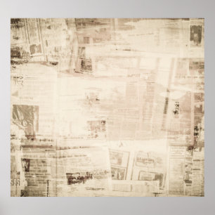 Affiche Vieux arrière - plan de texture de papier grungy.