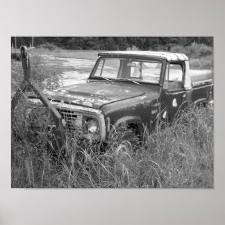 Affiche Vieux camion