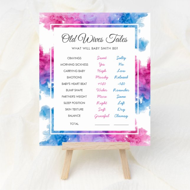 Affiche Vieux contes de femmes bébé Genre Revey Party Jeu (Créateur téléchargé)