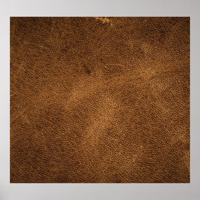 Affiche Vieux cuir Brown : Arrière - plan texturé (Devant)