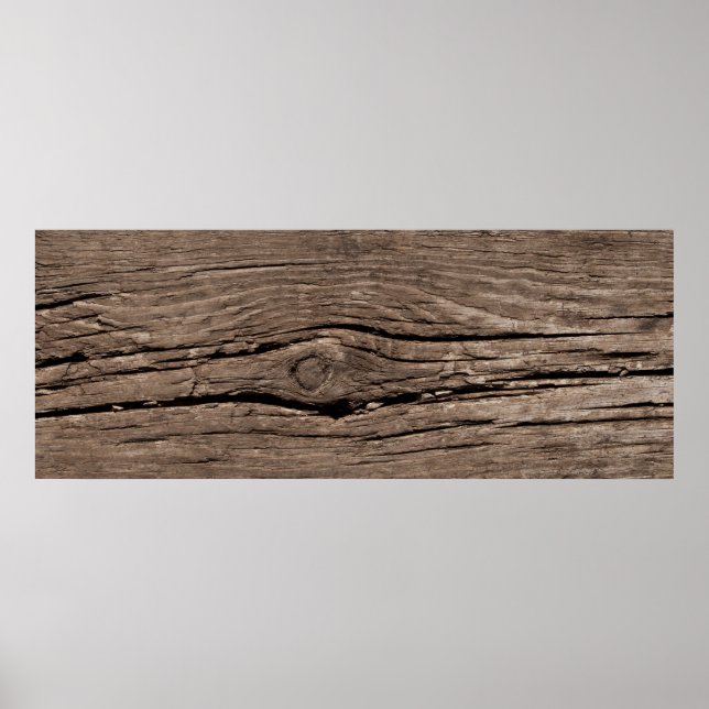 Affiche Vieux dormeurs en bois texturé fond abstrait, un (Devant)