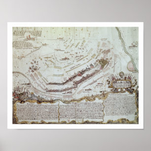Affiche Vieux Fort Gaut, Calcutta, 1810 (litho)
