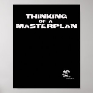 Affiche Vieux Hip hop rap Merch Masterplan Citation 80s