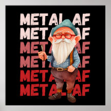 Vieux homme toujours métal AF