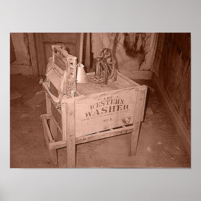 Affiche Vieux imprimé de lave (Devant)