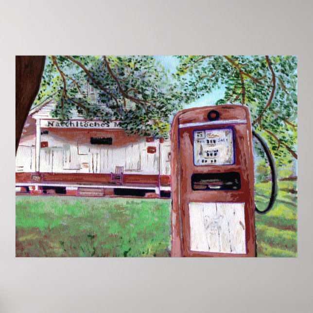 Affiche Vieux marché de Natchitoches (Devant)