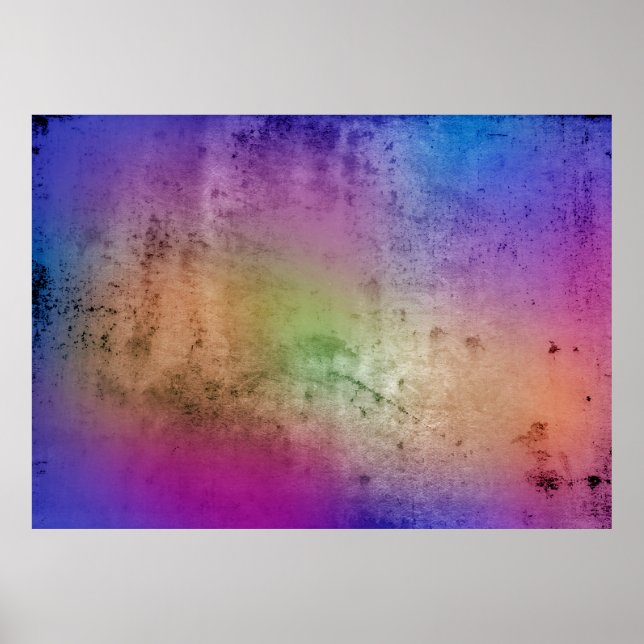Affiche Vieux mur de couleur grunge fond abstrait, antique (Devant)
