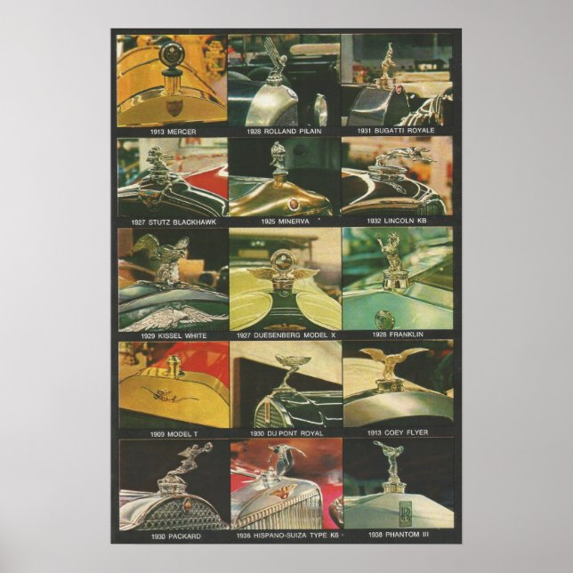 Affiche Vieux ornements de radiateurs (Devant)