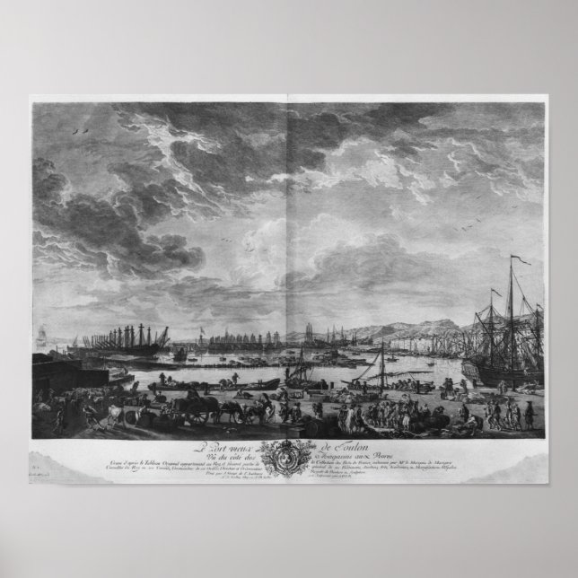Affiche Vieux-Port de Toulon (Devant)