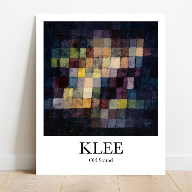Affiche Vieux son par Paul Klee (Klee's whimsical "Old Sound" - Own this iconic surrealist masterpiece!)