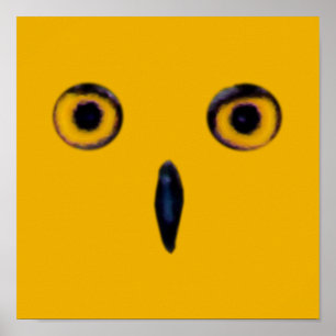 Affiche Vieux yeux sages de hibou