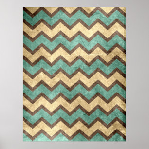 Affiche vieux zigzag de papier sale vintage de chevron