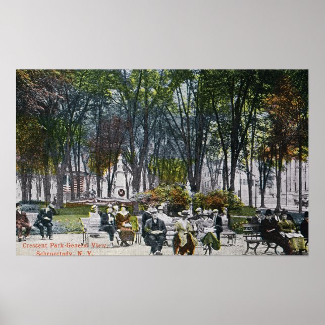 Affiche View of Crescent Park (Devant)